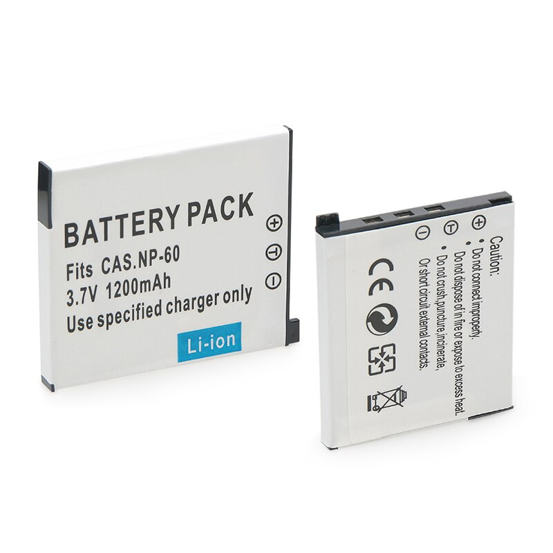 1200 Mah NP-60 Camera Batterij Voor Casio NP-60 CNP-60 EX-Z80 S10 Z9 FS10 S12 Z20 Z29 Z85 QV-R3 R4 CNP-60 Np 60 CNP60 Batterij