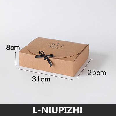 Kasse i marmorstil kraftpapir diy taske søde festartikler emballeringsposer slik fødselsdag papirposer: L-niupizhi