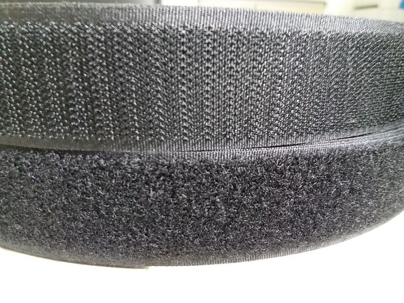 Klaring 2Rolls/Set 3Cm * 25M Naaien Klittenband Bevestiging Tape Wit Of Zwart Haak lus Tape Sluiting Bandjes Voor Kleding