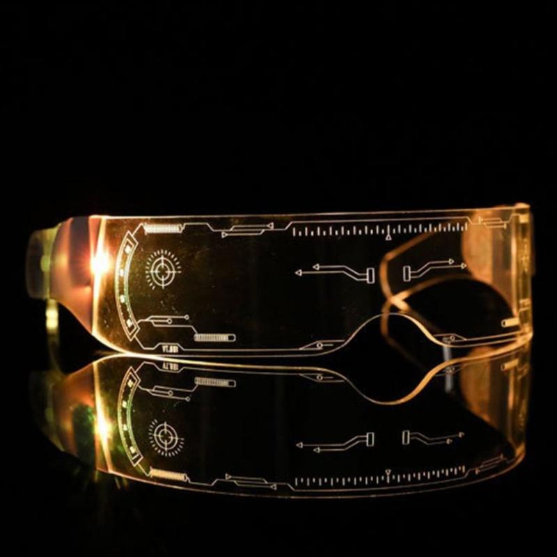 Led Lichtgevende Glazen El Knipperende Neon Bar Party Led Glazen Light Up Bril Kostuum Party Decor Dj Zonnebril Party Decoratie