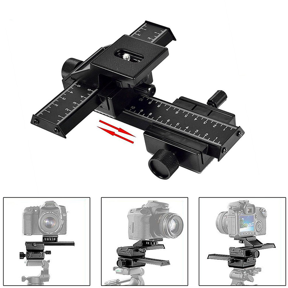 Centechia 4 Way Macro Focusing Rail Slider Met Schroef Verstelbare Macroshot Fotografie Voor Canon Sony Pentax Nikon Camera Gdeals