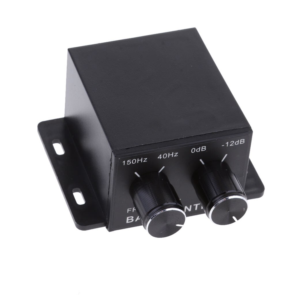 Car Home Amplifier Subwoofer Equalizer Crossover RCA Adjust Line Level Volume