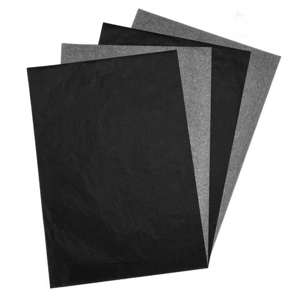 100 sztuk/zestaw zwot A4 kopiuj Papier węglowy Schilderen Leesb Papier śledzący grafit akcesoria dla dzieci Herbrui D1V4