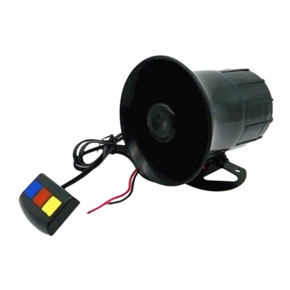 12v/24v pratique moto ronde ouverture klaxon 3 tons alarme klaxon extrêmement fort et clair son voiture pièces accessoires
