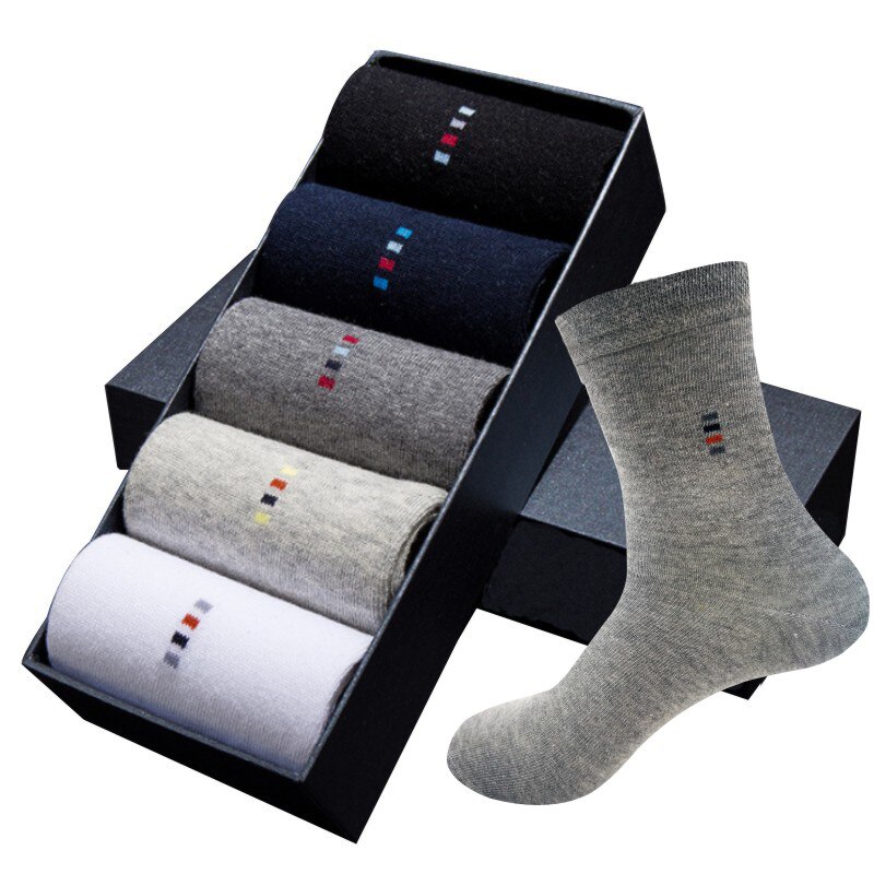 Chaussettes géométriques pour hommes, petites entreprises, pour travail OL, , offre spéciale, en coton, de bonne , 10 pièces =(5 paires), , décontracté