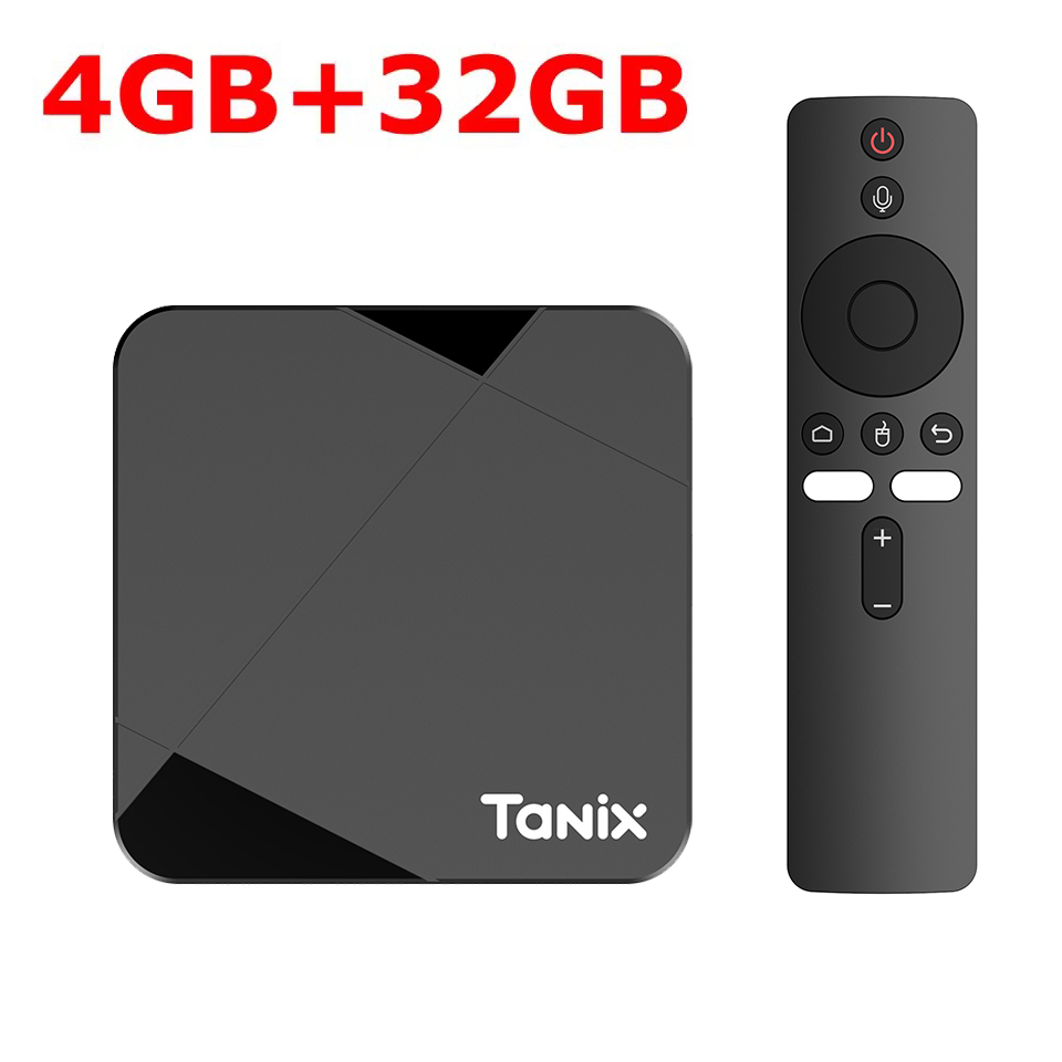 Tanix TX5 Amlogic S905Y5 Smart TV Android 14.0 TV Box BT 4K @ 60fps HDR10 + 2.4G e 5G Wifi6 4GB 32GB Set Top Box Media Player