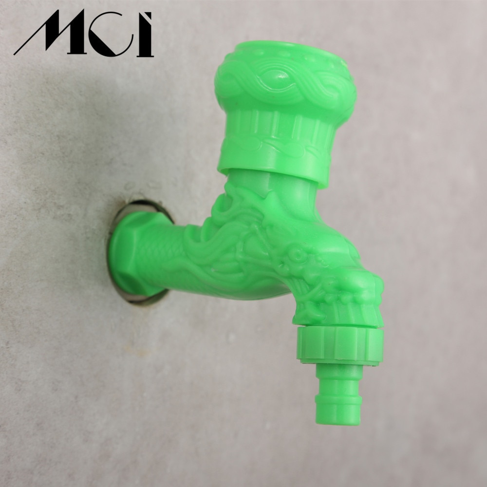 Thuis Wall Mount Bibcock Decoratieve Outdoor Tuin Kraan Wasmachine Mop Badkamer Kraan WC Plastic Kranen Torneira