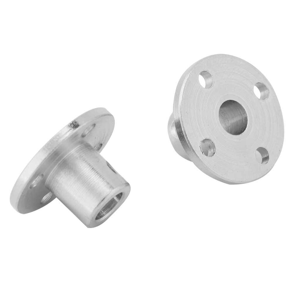 Acoplador de guía de Motor M3, acoplamiento de brida rígida, Conector de eje de mandíbula de Motor, ID 6mm OD 10mm, 2 uds.