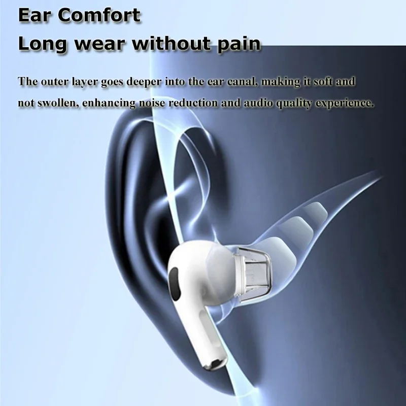 For AirPods Pro 2 Latex-AR700+ Eartips Dustproof Anti-allergic Anti-slip Ear Plugs for AirPods Pro Silicone Ear Tips Case Cover