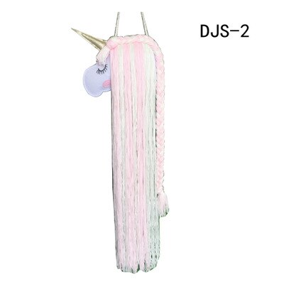 INS-horquillas de unicornio de fieltro para niños, accesorios para el cabello, cinturón de almacenamiento para colgar en la pared, tiara, cinturón de acabado, estante de acabado: 2