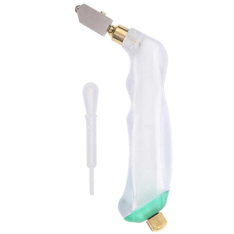 Professionele Geolied Glassnijder Handheld Legering Grip Olietoevoer Glassnijder Set Voor Snijden Keramische Tegels Cutter