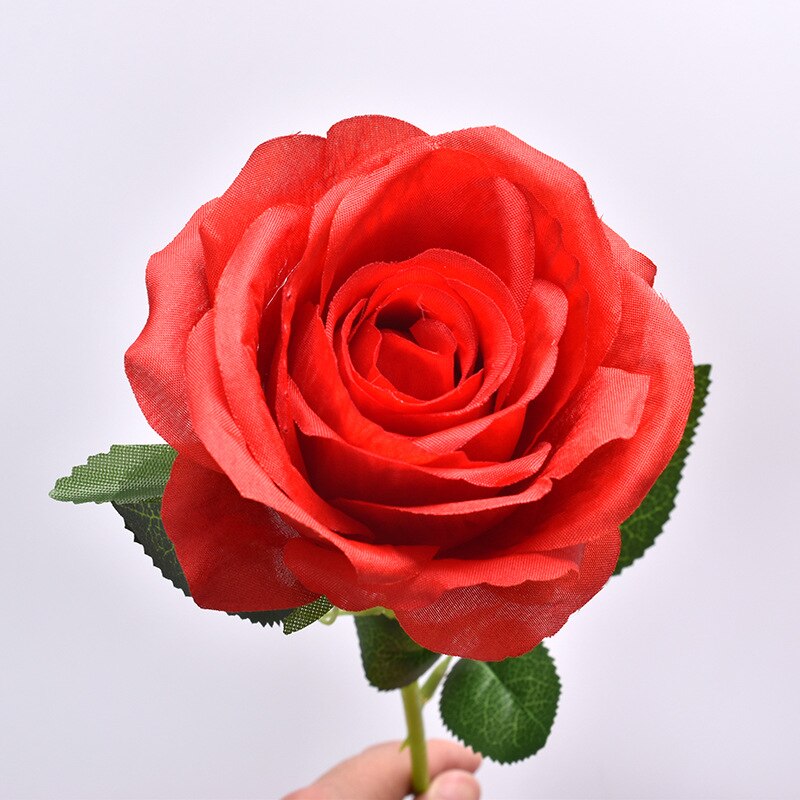 Rose Wedding simulation flower silk flower home hotel wedding decoration artificial flower ins wind factory direct