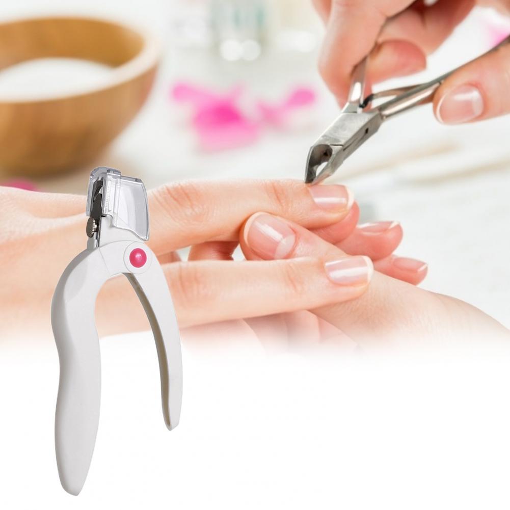 Nail Edge Cutter U-Shape Multipurpose Stainless Steel Manicure Tips Nail Dial Clipper for Beauty