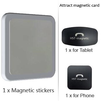 Wall Mount Tablet Magnetic Stand Magnet Adsorption Principle Convenience to pick-and-place Support All Tablets for iPad Pro Air: white A