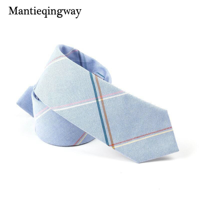 Corbatas de lazo a cuadros de 6cm estilo inglés para hombres y mujeres corbatas para boda Formal Wear Business Suit corbatas de algodón flaco