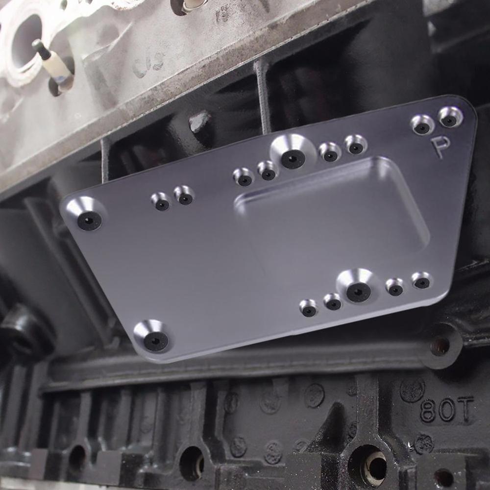 Motor Mounts Adjustable SR Billet Bracket SBC LS Conversion LS1 Billet Engine Mount Adapter Swap Plates Bracket