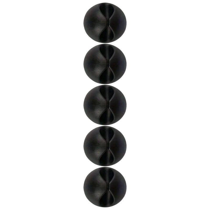 Clips para cables de pared de escritorio, gestión de cables, organizadores de cables autoadhesivos, abrazadera de soporte para Cables de auriculares de red USB, 5/20 piezas: Blanco