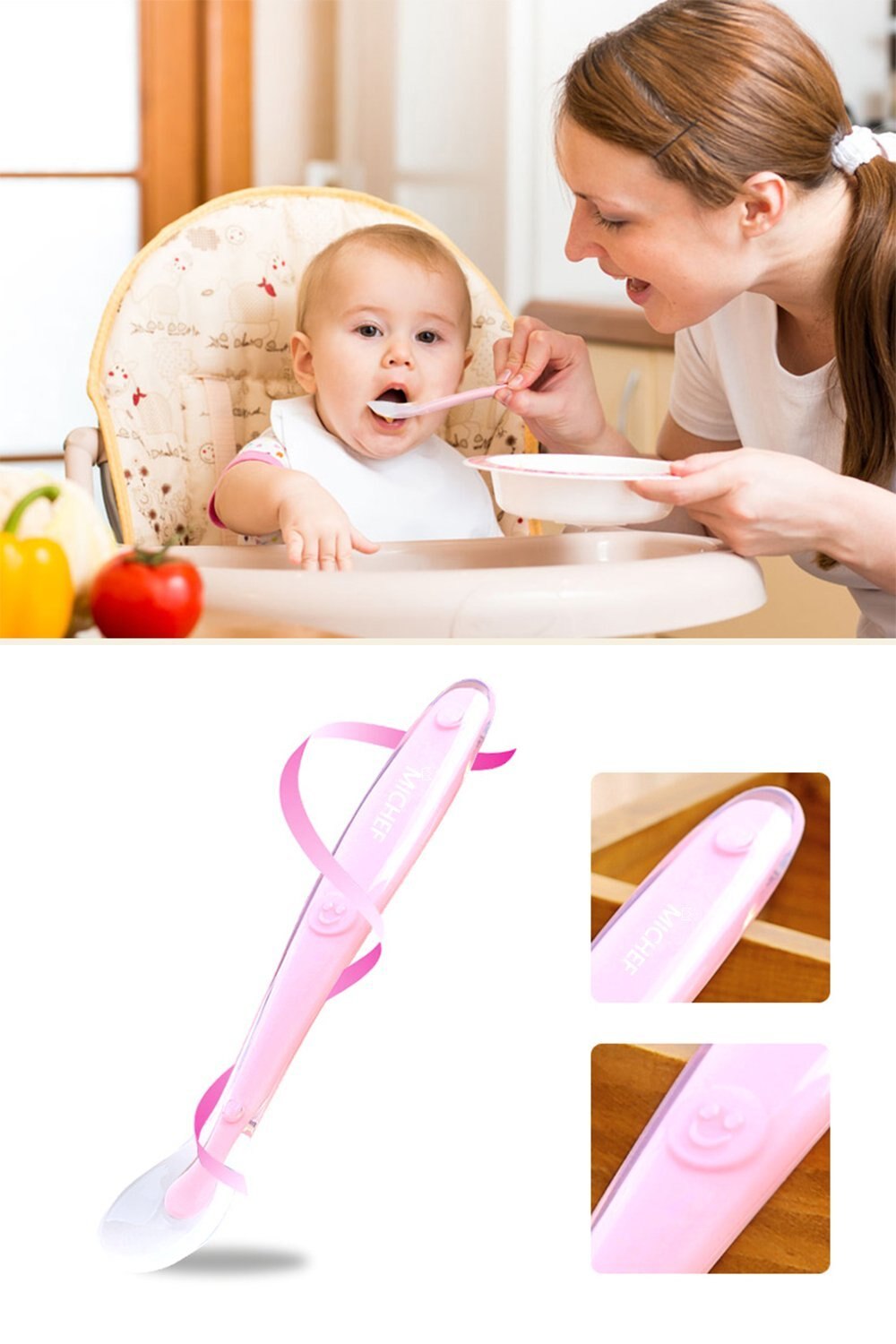 2 stk blød baby silikone ske bpa gratis baby fade bordservice fodringstræningsske sæt til spædbørn