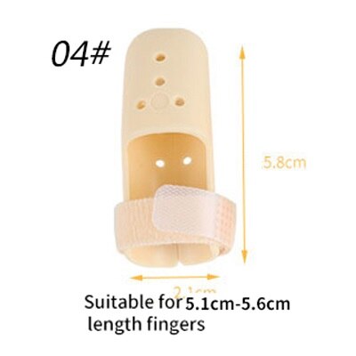1/2/5Pcs Convenient Adjustable Finger Joint Support Orthosis Finger Fixed Splint Orthodontic Device Protector Finger Care Tool: Type D-1Pcs