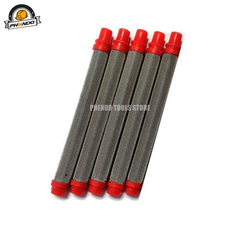 Phendo Tradetip 3 Spray Tip Voor Airless Guns Precisie Sproeikop 109 111 113 209 211 213 215 Airless Nozzle houder Tip: 5pcs 200mesh