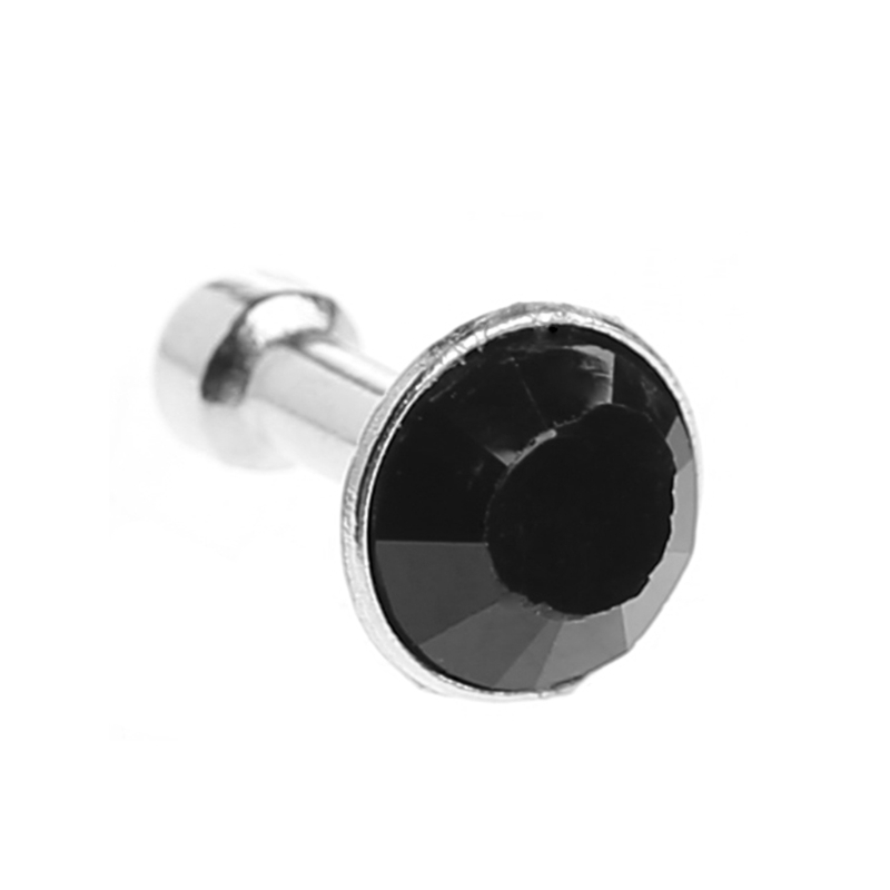 Round Glittering Rhinestone 3.5mm Anti Dust Plug Earphone Stopper For Smart Phone WXTB