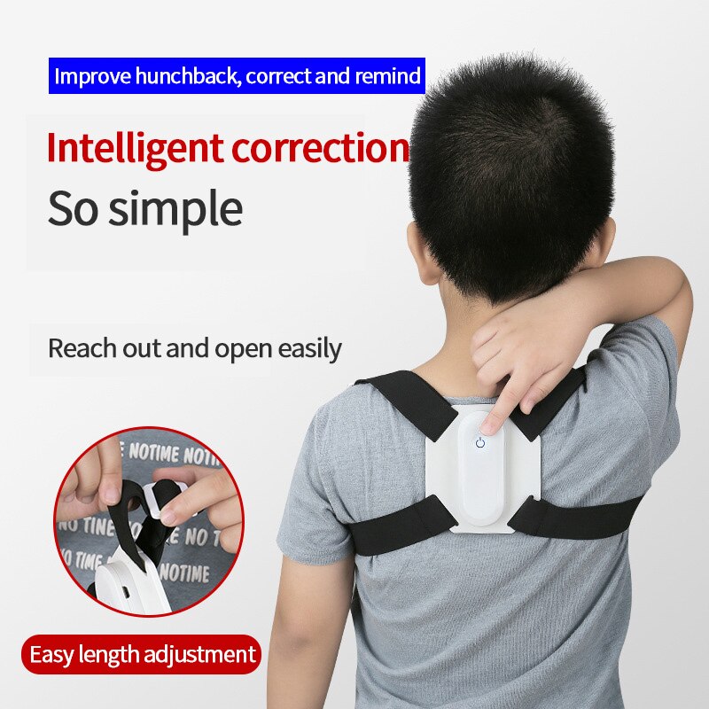 Smart Back Posture Correction Device Adjustable Back Smart Shoulder Support Belt Training Belt Spine Correction Back