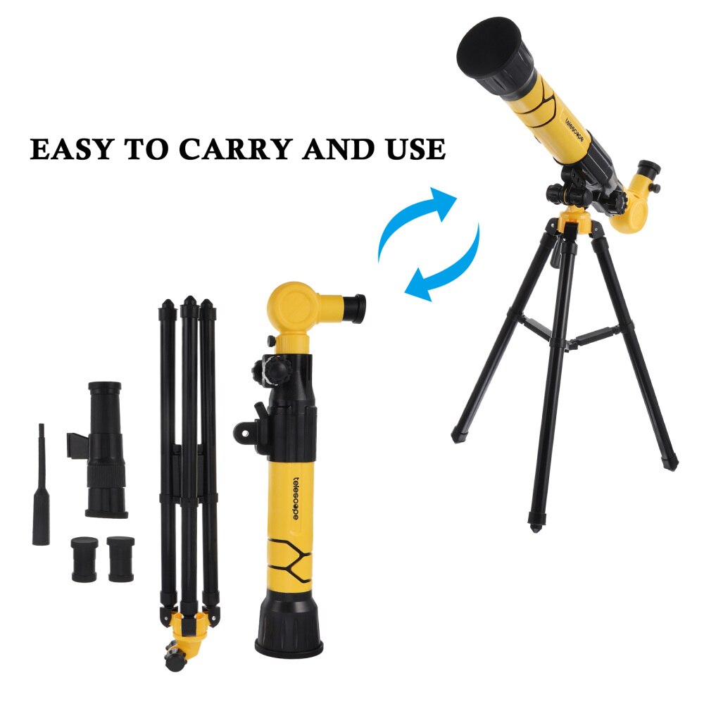 High-magnification Telescope Kids Adjustable Monocular Single-tube Telescope