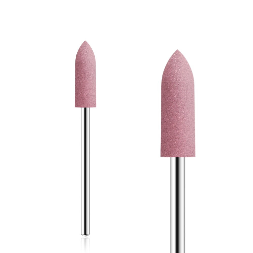 Rolabling Gummi Silikon Fräsen Nagel Kunst Cutter Polieren Puffer Dateien Elektrische Manikübetreffend Maschine Bohrer Pedikübetreffend Werkzeuge: Rosa