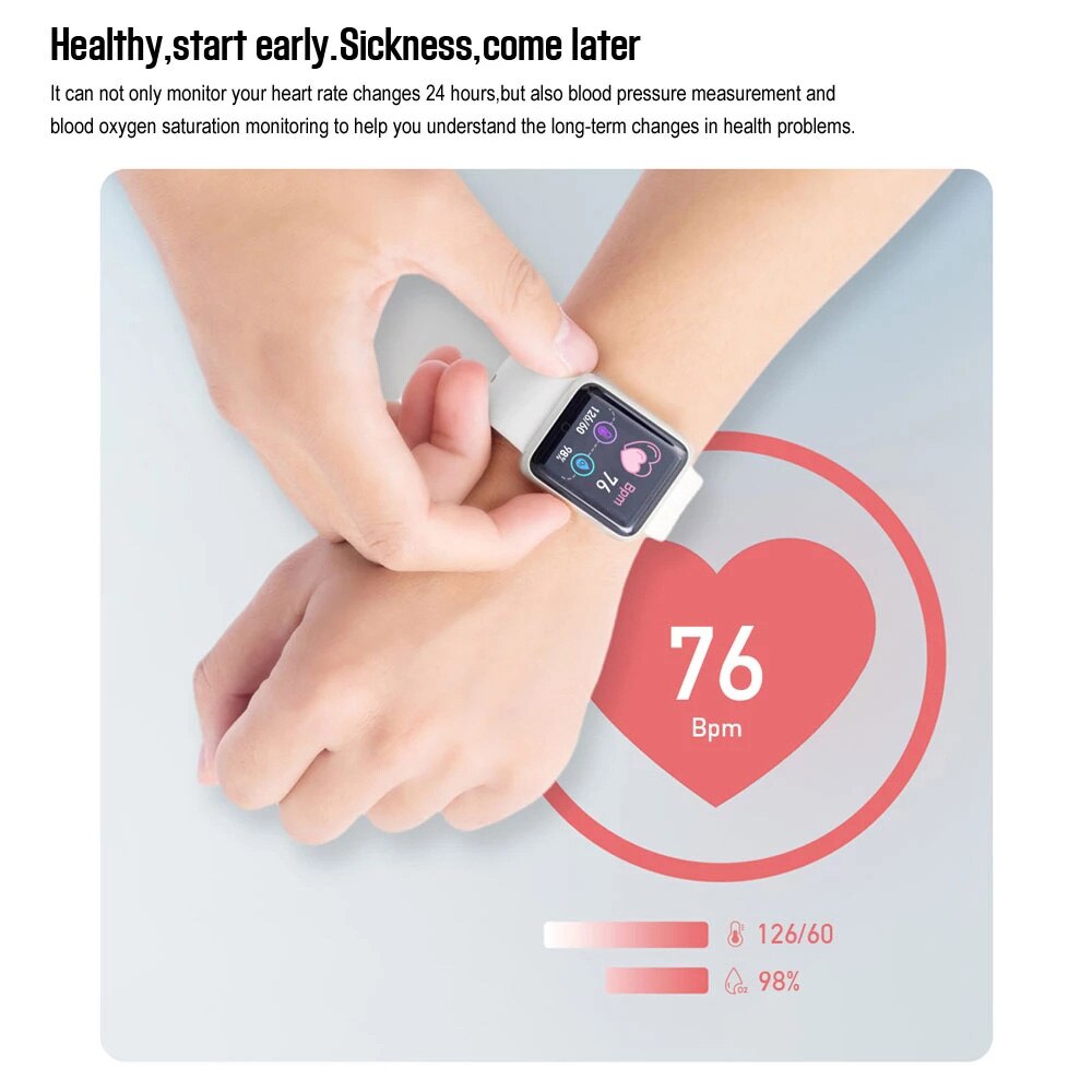 Y68 pro smartwatch bluetooth fitness-tracker sport herzfrequenzmesser blutdruck wasserdicht damen farbarmband für android ios