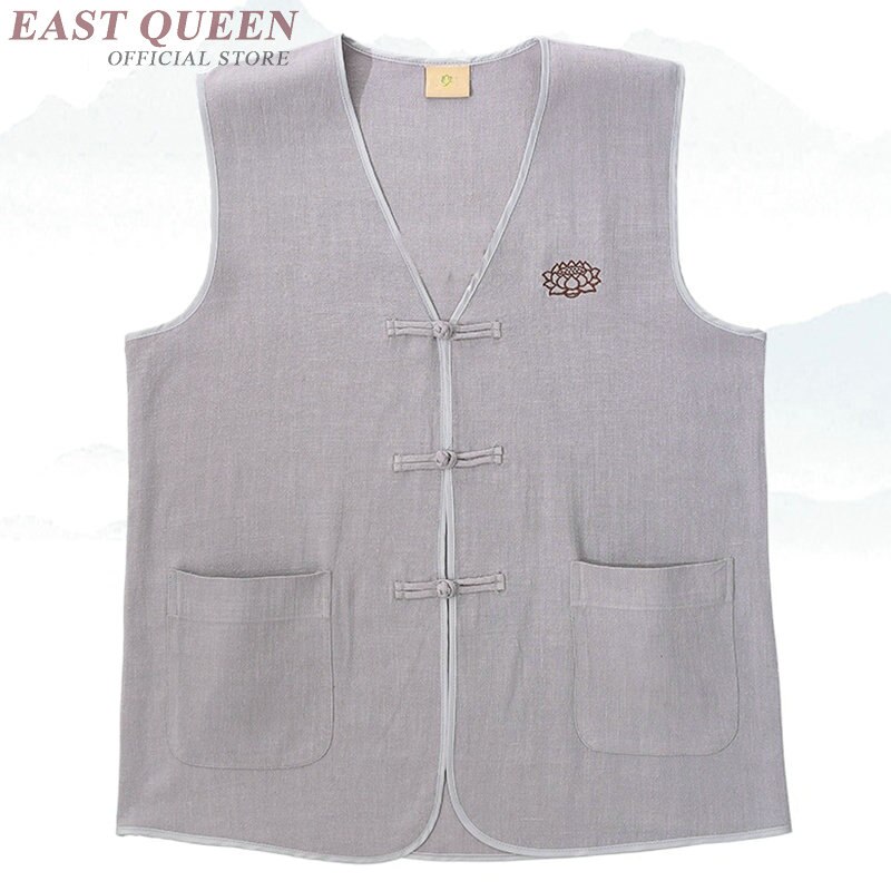 Buddhist munk kläder kläder kostym shaolin munk kläder buddhist munk kläder uniform meditation kläder  ff652: 3 / Xxl