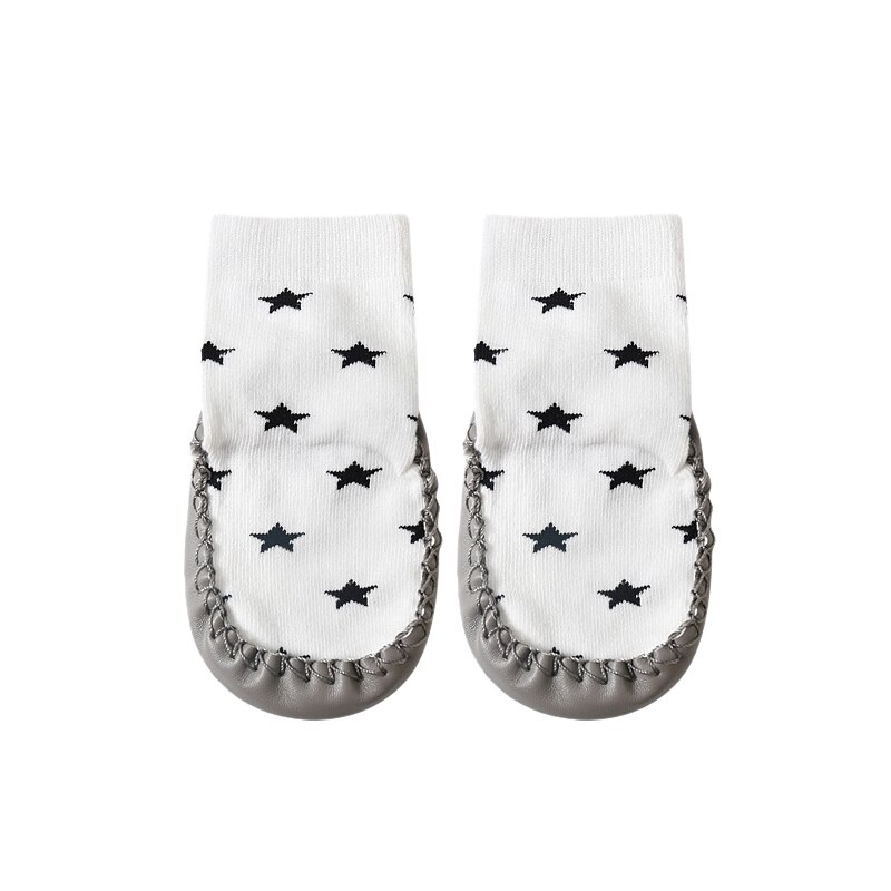 Criança interior meia sapato meias do bebê recém-nascido inverno grosso terry algodão bebê menina meia com solas de borracha infantil anti-derrapante meia nova: B / 18-24M
