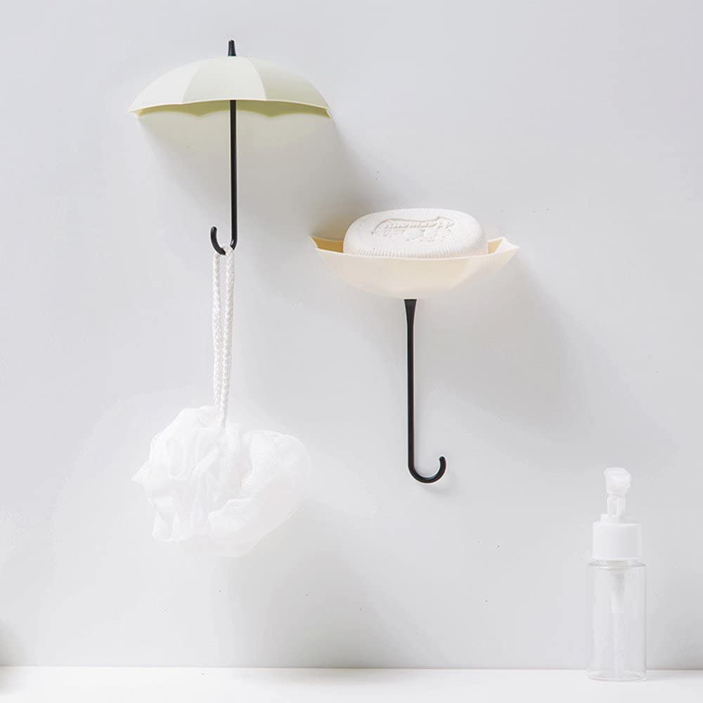 3- pack decoratieve kleine parapluhaak sleutelhanger wandhaak hanger organizer thuis keuken muur deurhaak duurzame gebruikshaken