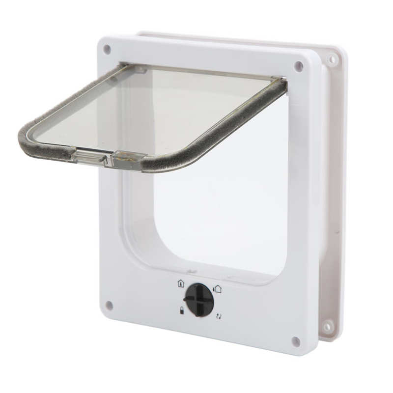 Cat Door Interior Exterior Cat Door 4 Modes for Pets