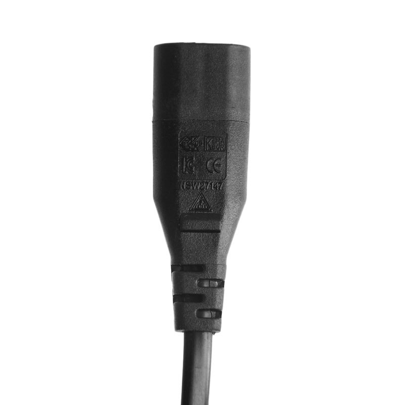 Iec 320 2-Pin C7 Vrouwelijke Om C8 Mannelijke Figuur 8 Power Adapter Verlengkabel 30Cm
