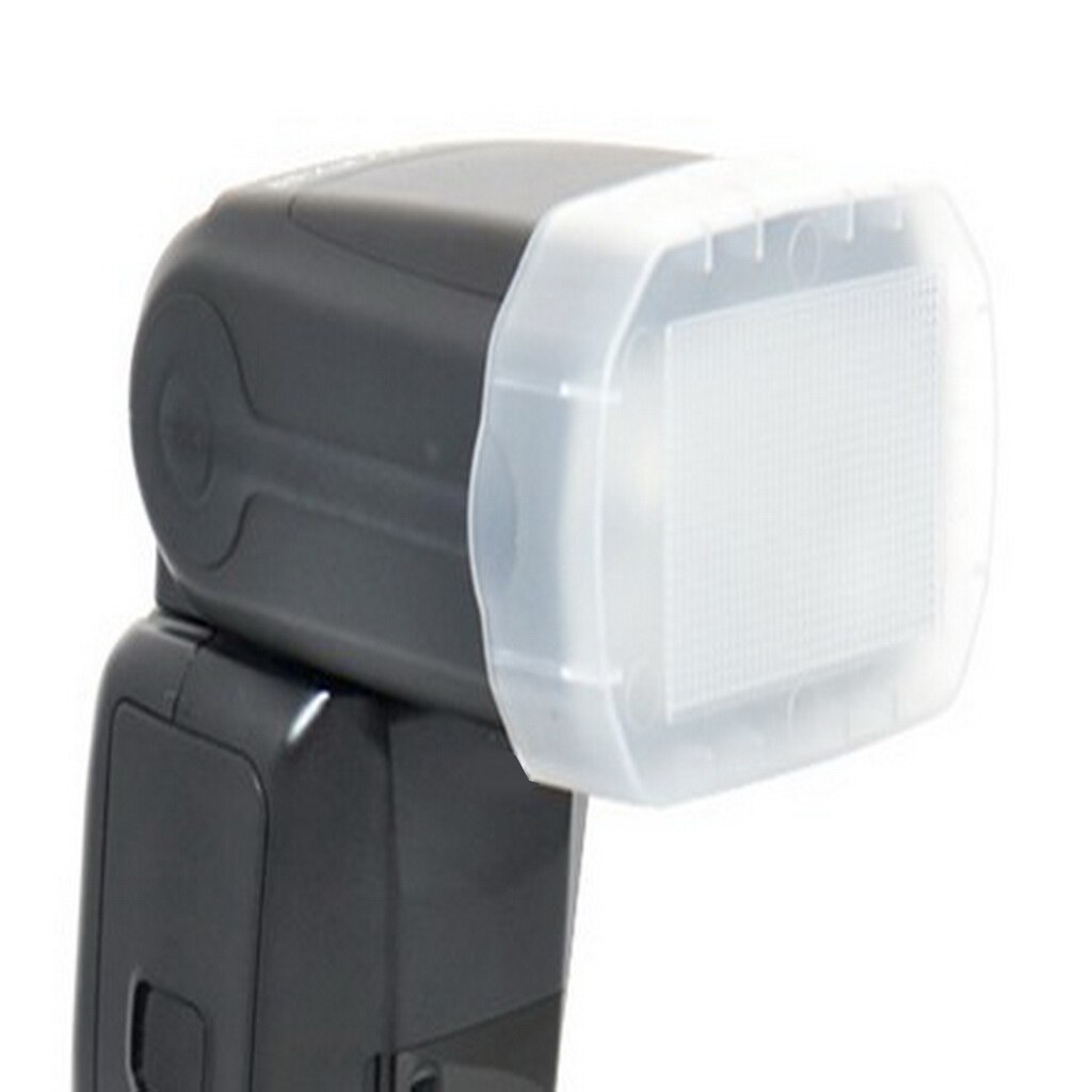 2 uds difusor de domo de rebote blanco de plástico para Speedlite 600EX 600 EX