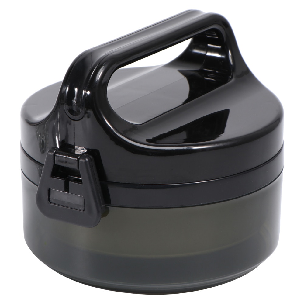 1Pc Stainless Steel Heat Preservation Lunch Box Bento Box Portable Food Container for School Office Camping (Black, Monolayer)