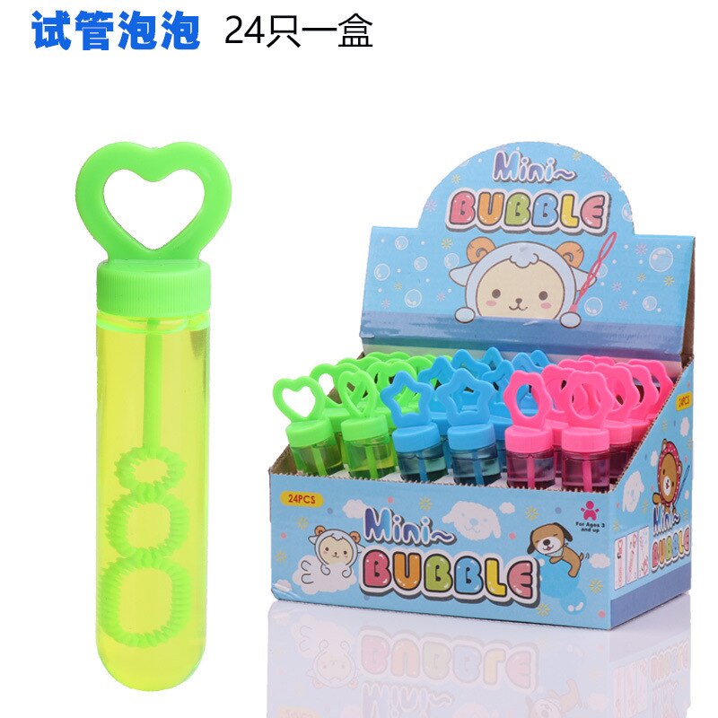 Bottled Blowing Bubble Water Safe Non-toxic Bubble Liquid Style Bubble Toys: Test Tube Bubble