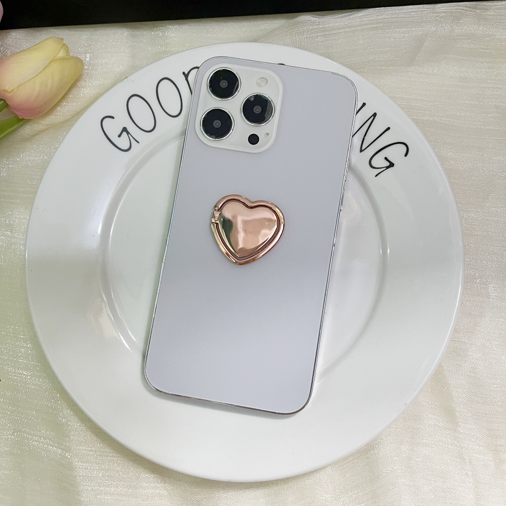 Telefono cellulare creativo Supporto universale Supporto ad anello Supporto a conchiglia con bastone posteriore Supporto pigro Supporto decorativo in metallo per telefono cellulare