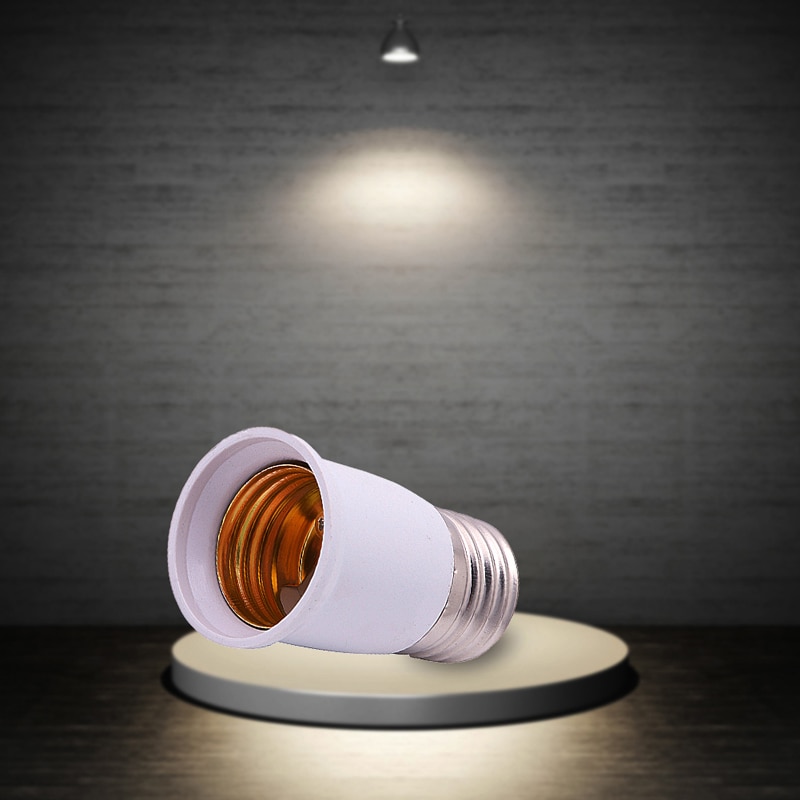 E27 Om E27 Extension Base Led Light Bulb Lamp Adapter Socket Converter Connector Cfl Light Bulb Lamp Adapter