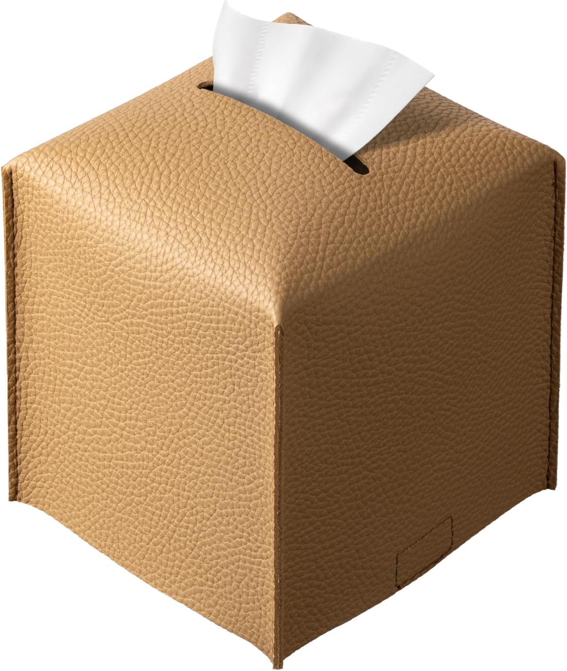 Modern PU Leather Tissue Box Holder Square Tissue Box Cover Decorative Holder/Organizer for Bathroom Bedroom Office Desk Car: Coffee
