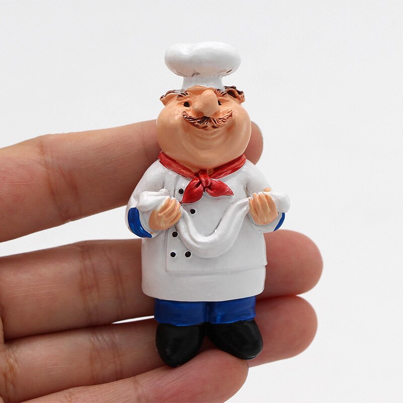 Cartoon Brood Chef Koelkast Magne 3d Koelkast Magneten Cartoon Karakter Koelkast Stickers Home Decoratie
