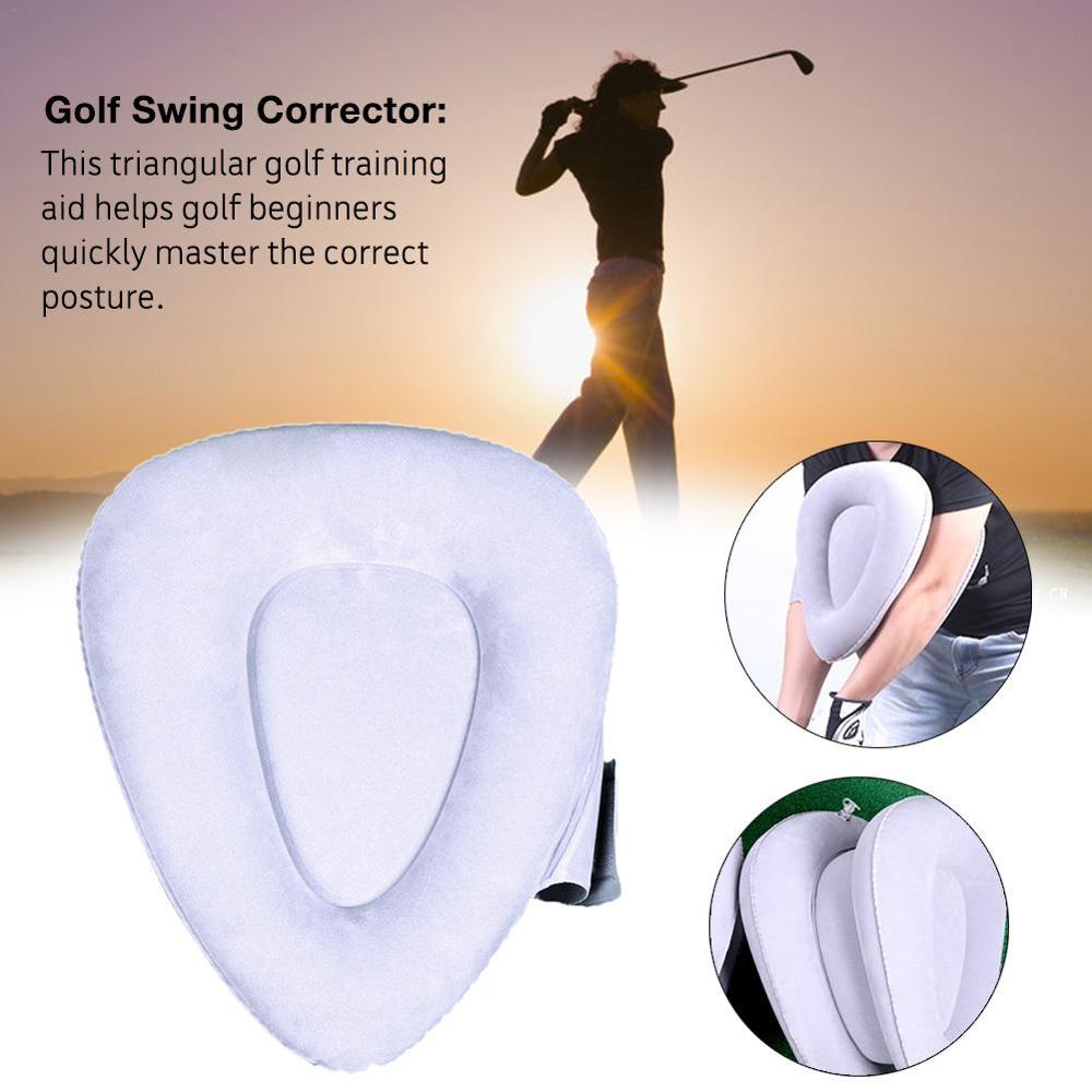 Golf schwingen Trainer Aufblasbare Dreieck Golf Arm Korrektor Gerade Praxis Arm Haltung Korrektor Ausbildung Schiff