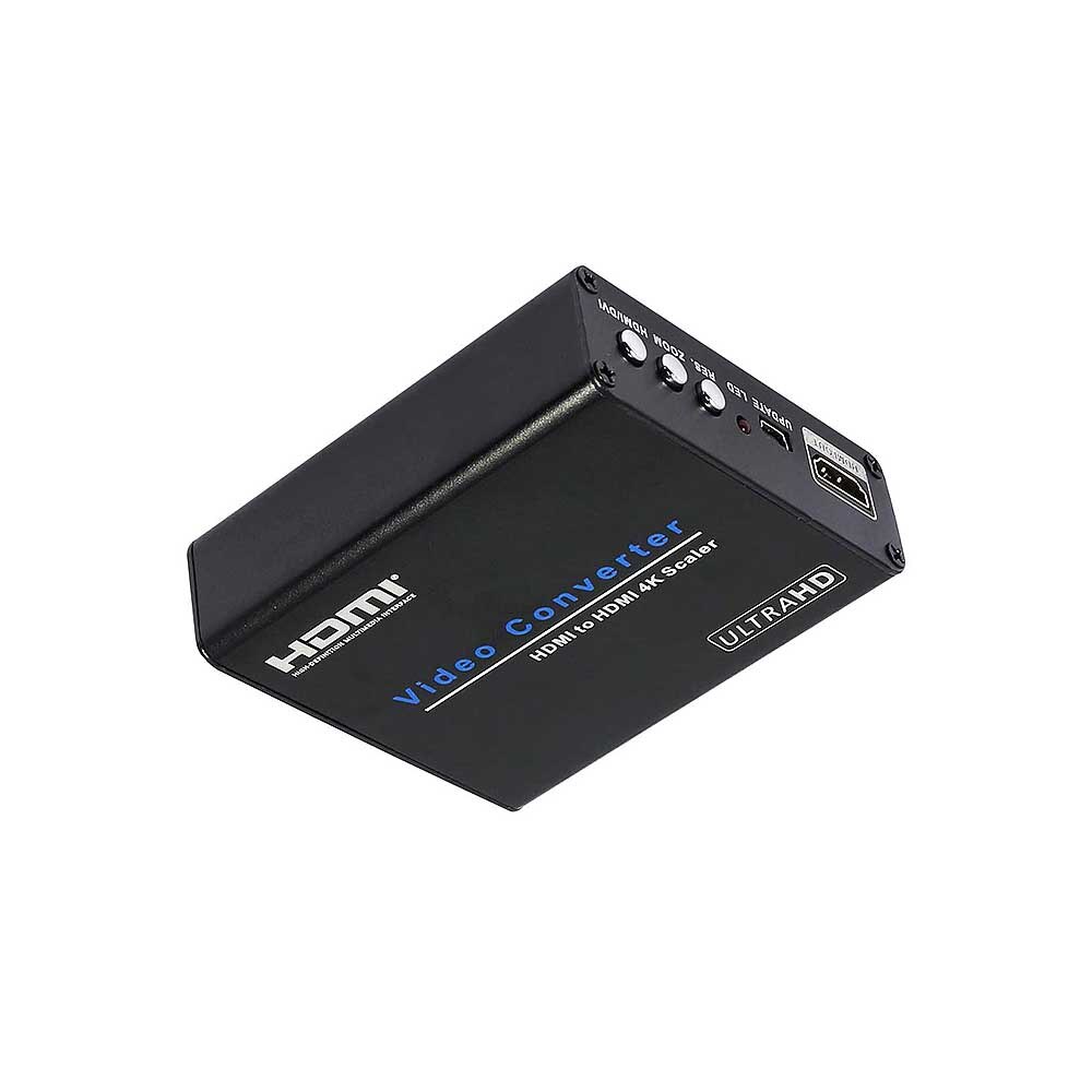 AM-9H20 HDMI to HDMI 4K Scaler Amplifier HDMI Down / Upscaler Converter Switch For HDTV Blue-DVD Portable EU Plug US Plug