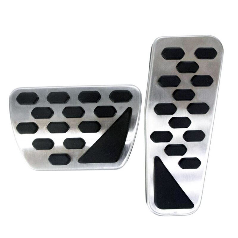 Rvs Auto Gaspedaal Gaspedaal Rempedaal Pads Automatische Voor Jeep Wrangler JL Automotive Mode Refit Pad
