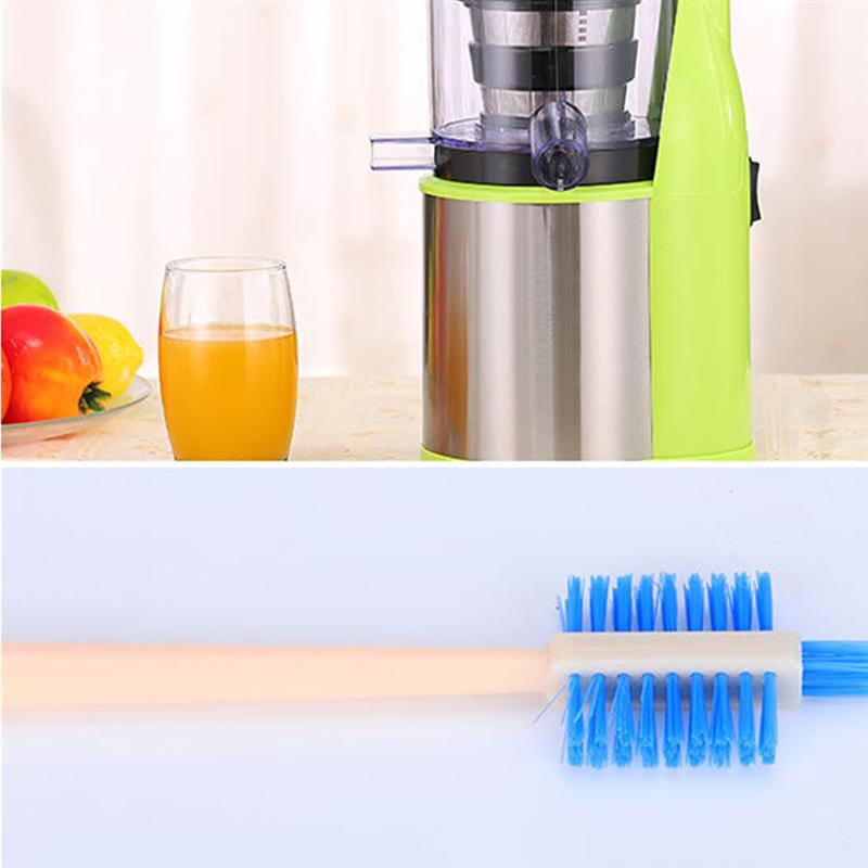 10 Pcs Triple Side Sojamelk Machine Reiniging Borstels Plastic Handvat Juicer Keukenmachine Borstels Koffiemolen Borstel Voor Keuken