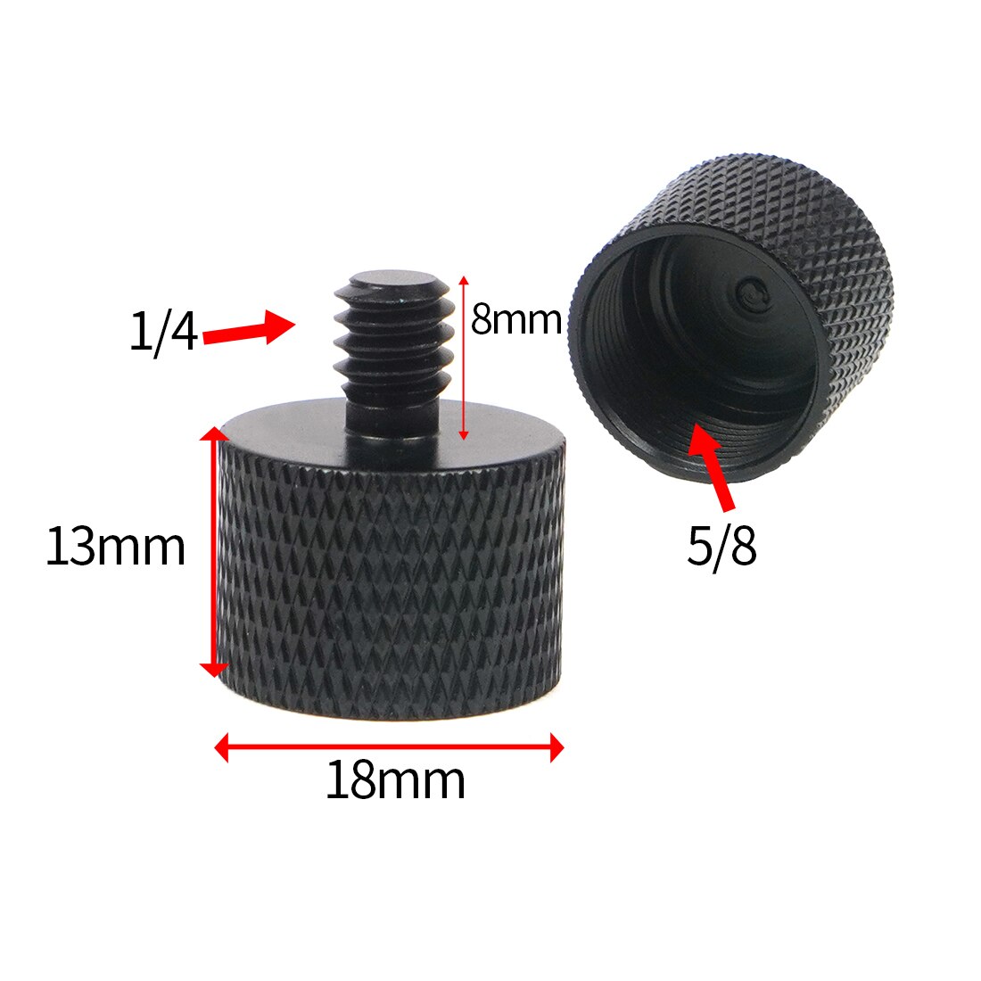 BGNing 1/4" to 3/8" 5/8" to 3/8" Male to Female Thread Screw Mount Adapter Tripod Plate Screw Plate Screw Mount for SLR Camera: TypeH for Mic