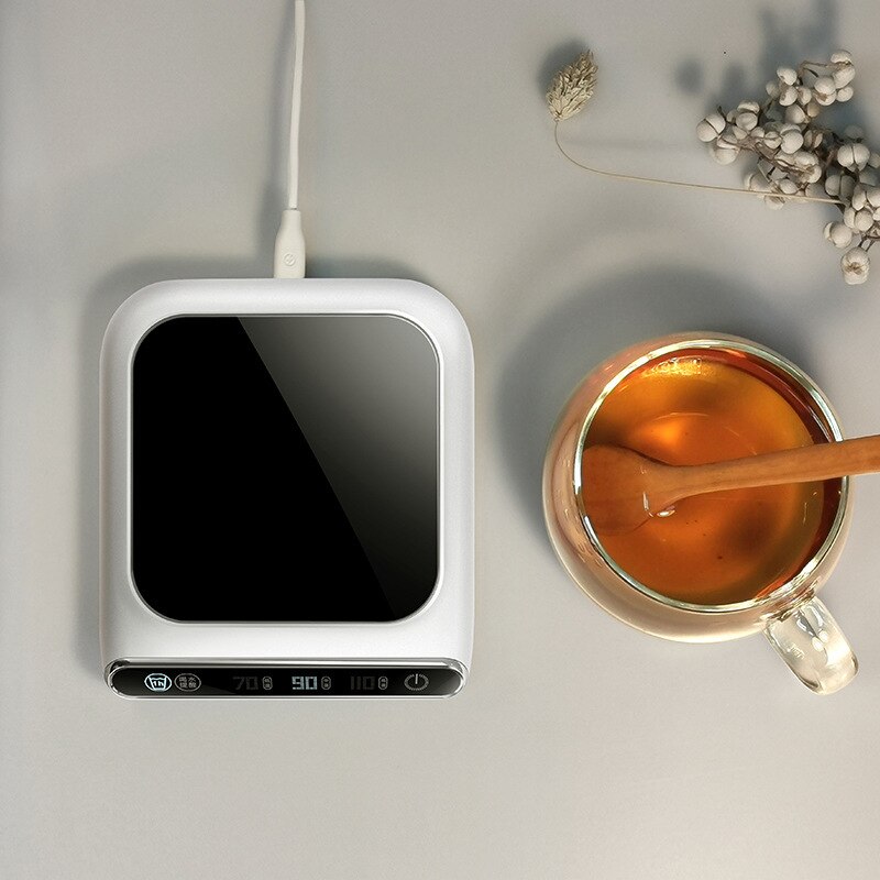 5v kops varmeapparat smart termostatisk usb opladning temaskiner 3 gear opvarmning coaster bordvarmer til mælk kaffe te varmepude
