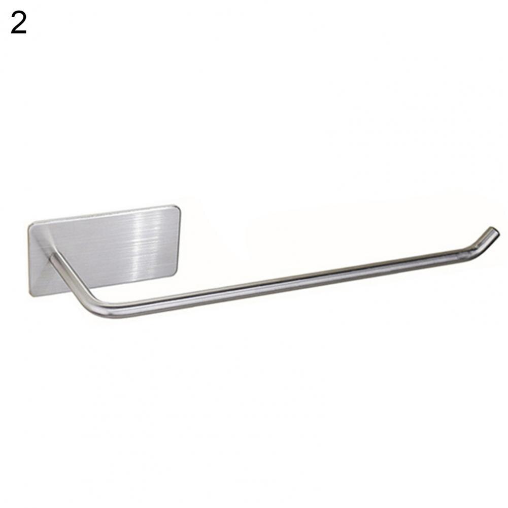 Roll Paper Holder Wall Mount Stainless Steel Storage Holder Paper Towel Rack Hanger Organization Towel Holder Tissue Hanger: 2