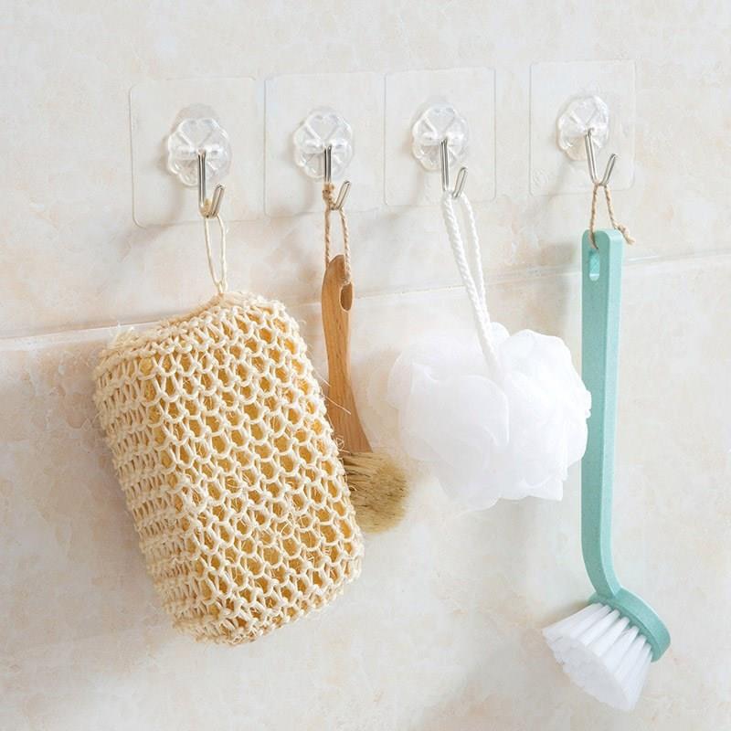 5 PCS Hangers Economic Accessories Wall Hooks for Bathroom Vacuum Sucker Iron Hook for PVC Kitchen Window