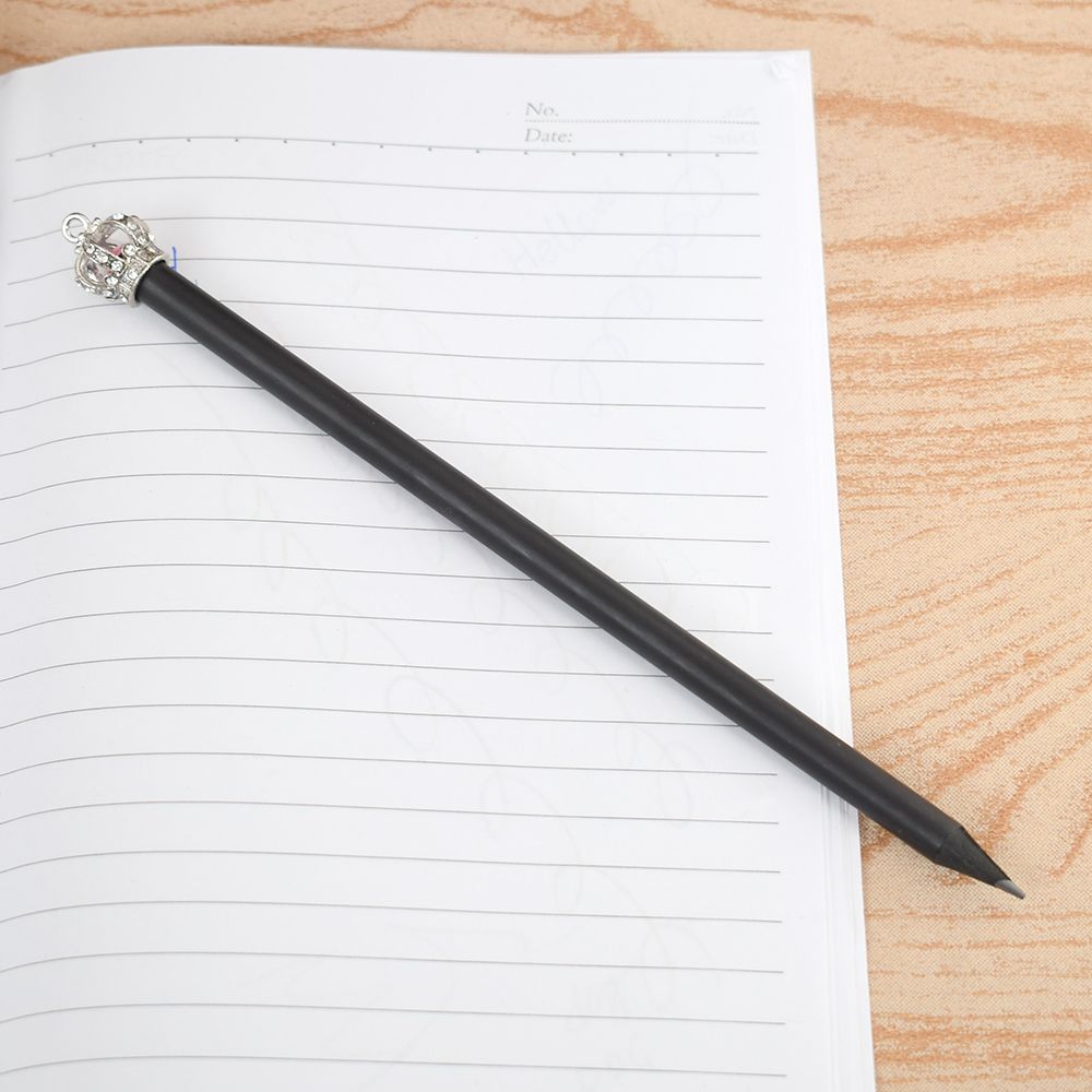 1 Pcs Pencil Crown Diamond Color Pencil Stationery Items Drawing Supplies Cute Pencils For School Basswood Office School